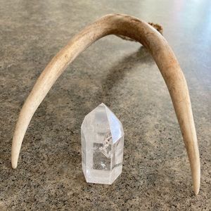 💎 NWOT Quartz Crystal 2 3/8” Polished Point Tower, Western Decor